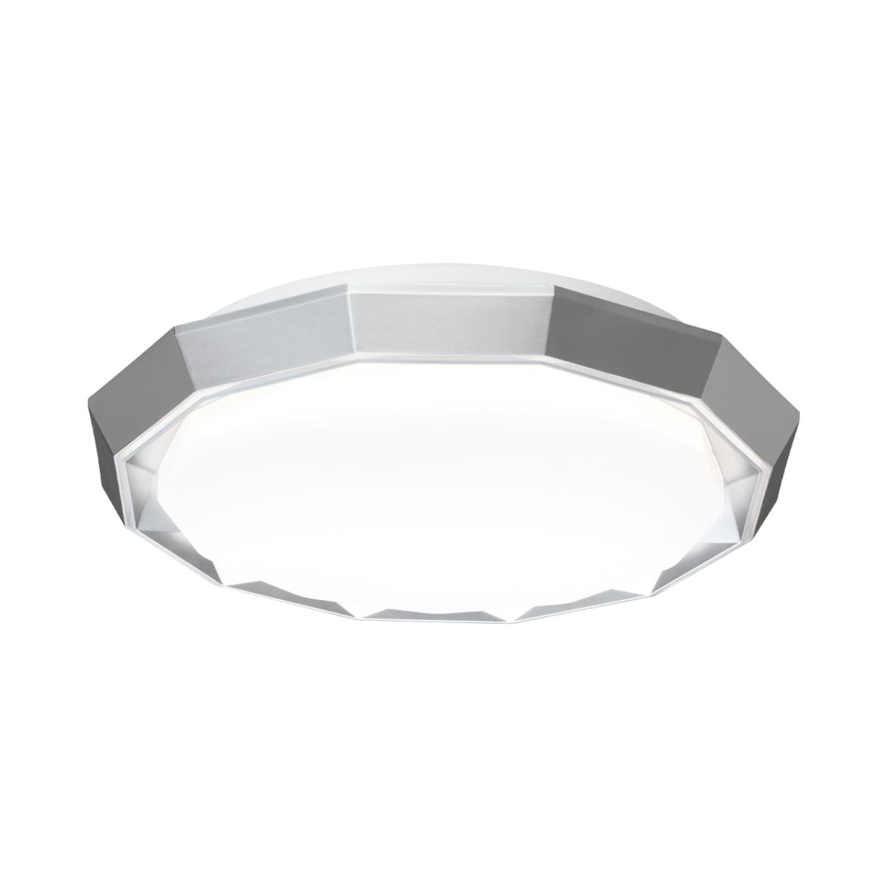 7671/DLN COLOR SN 000 Светильник пластик/белый/хром LED 48Вт 3000/4000/6000К D435 IP43 CCT VAXIN — изображение 2