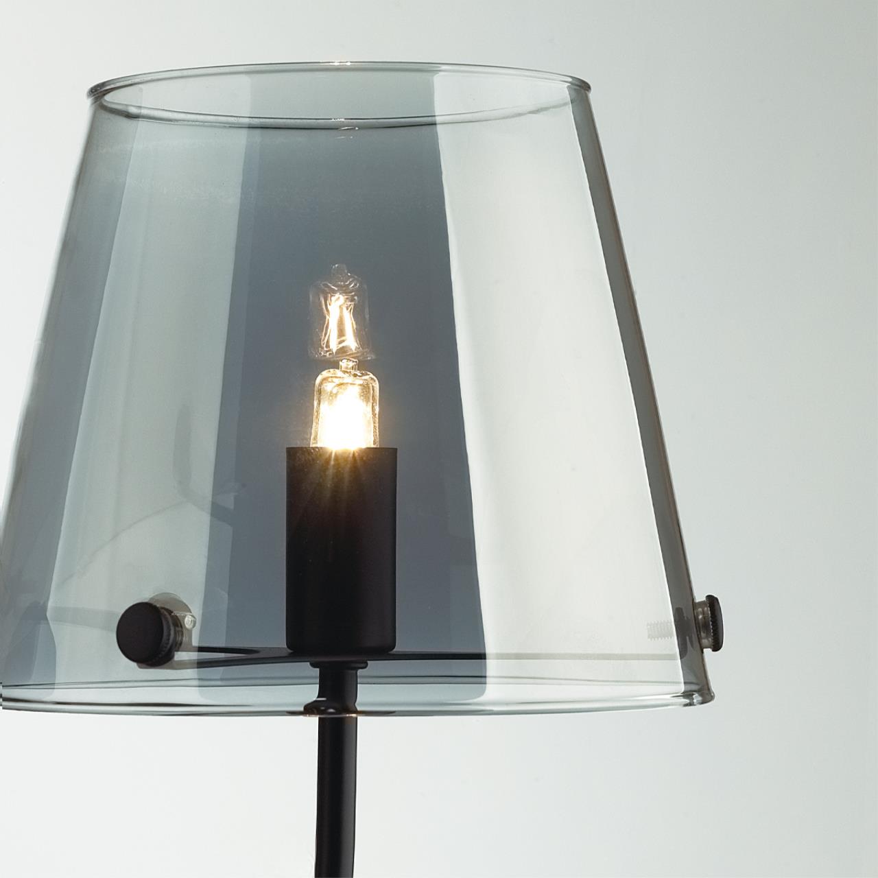 6570/1W MODERNI LN26 212 черный/дымчатый/металл/стекло Бра G9 1*20W 220V SMOKY — изображение 7