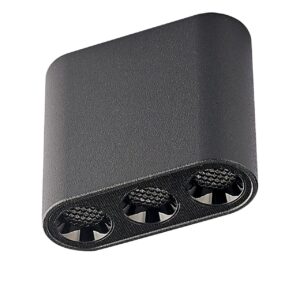 7092/8CL HIGHTECH ODL25 335 Потолочный светильник черный/металл/акрил IP20 LED 5W 380Лм 3000K 220V SMALL