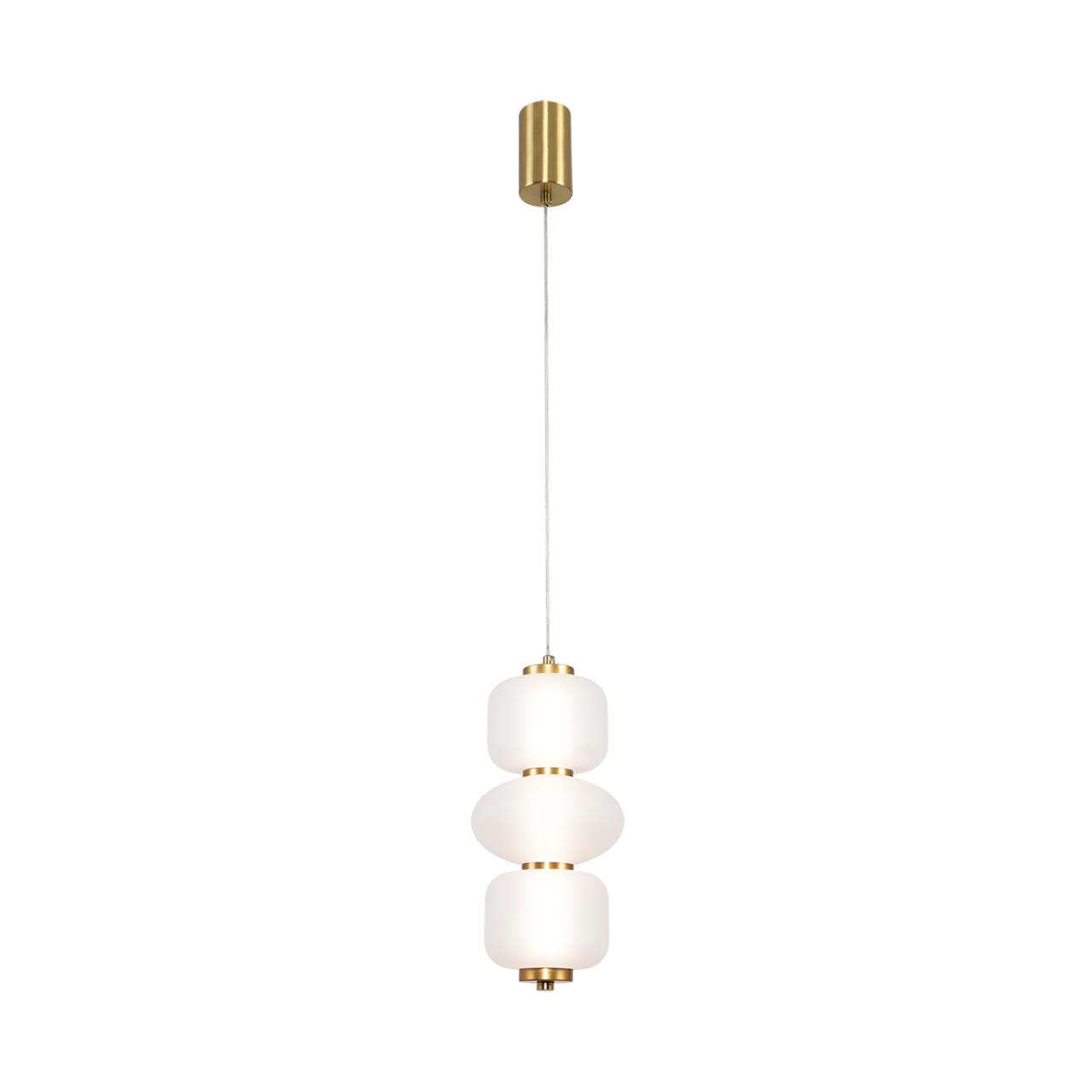 8324/25L LEDIO LN26 377 бронза/белый, металл/стекло Подвес LED 10W 4000K 220V TAISHA — изображение 5