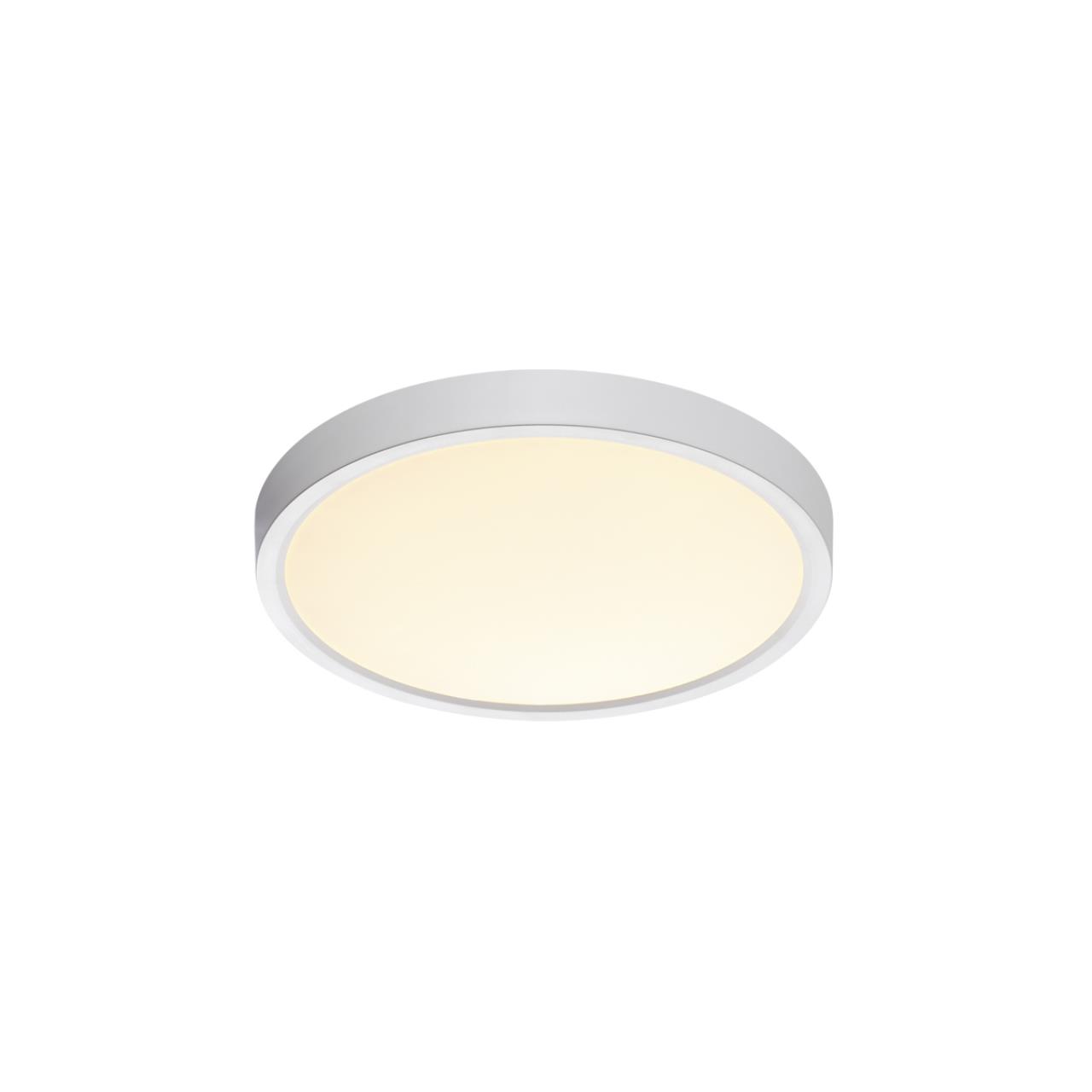 7659/18L MITRA LED SN 551 Светильник пластик/белый LED 18Вт 3000/4000K D230 IP40 ALFA WHITE — изображение 3