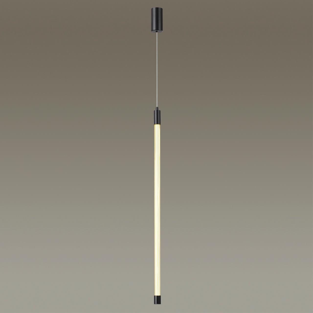 4393/14L HIGHTECH ODL23 269 черный/металл/акрил Подвесной светильник IP20 LED 11W 800Лм 3000K ANTA — изображение 4