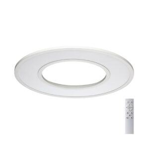 7718/52L MITRA LED SN 000 Светильник металл/акрил/белый LED 52Вт 3000-6500К D590 IP20 пульт ДУ ALTAIR