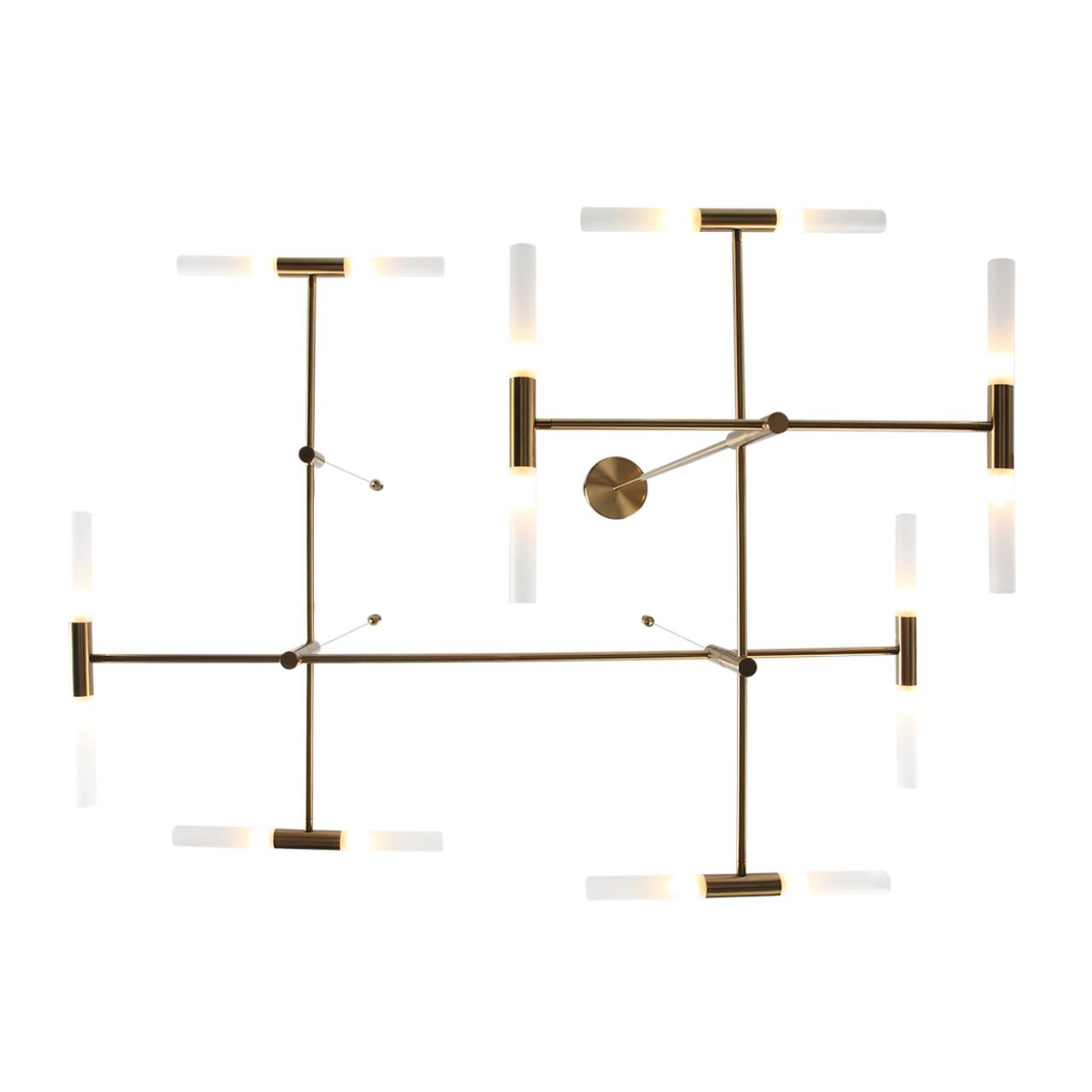 4306/16 HIGHTECH ODL26 277 Потолочный светильник бронзовый/акрилл/металл IP20 G9 40W *16 180° 220V SOHO — изображение 5
