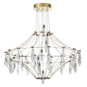 7000/51CL CLASSIC ODL_EX25 069 Потолочный светильник металл/хрусталь/нерж сталь IP20 LED 51W 4000K 220-240V FLAMENCO