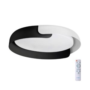 7706/60L AVRA LED SN 586 Светильник металл/пластик/белый/черный LED 60Вт 3000-6000K D580 IP20 пульт ДУ ANTARES