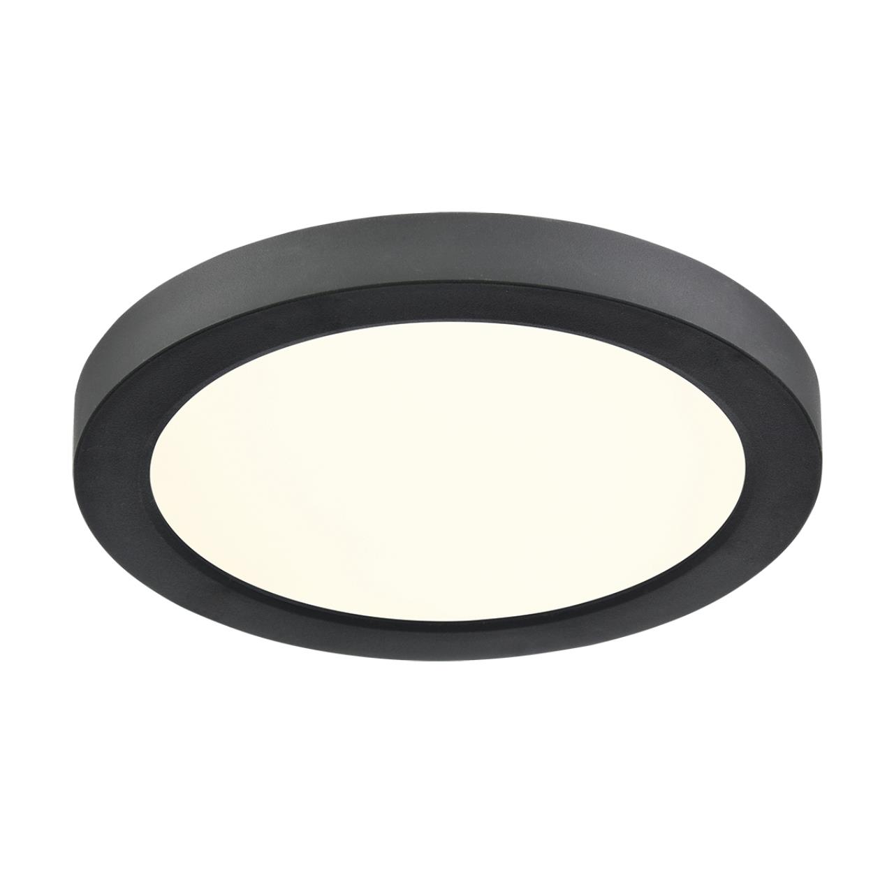7788/12L MITRA LED SN 537 Светильник пластик/белый/черный LED 12Вт 3000/4000/6500К D170 IP44 CCT/датчик движения NEBULA BLACK — изображение 4