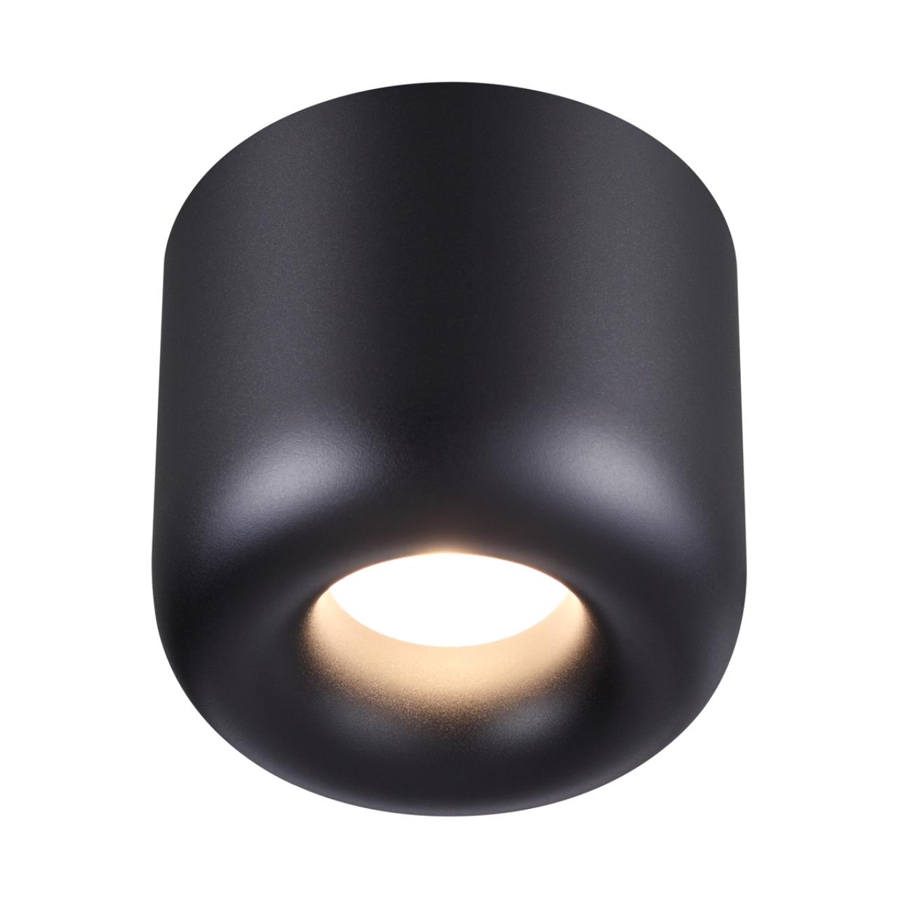 359440 OVER NT24 372 черный Светильник накладной влагозащищённый IP44 LED 10W 220-240V 3000K 650Лм LISSE — изображение 4