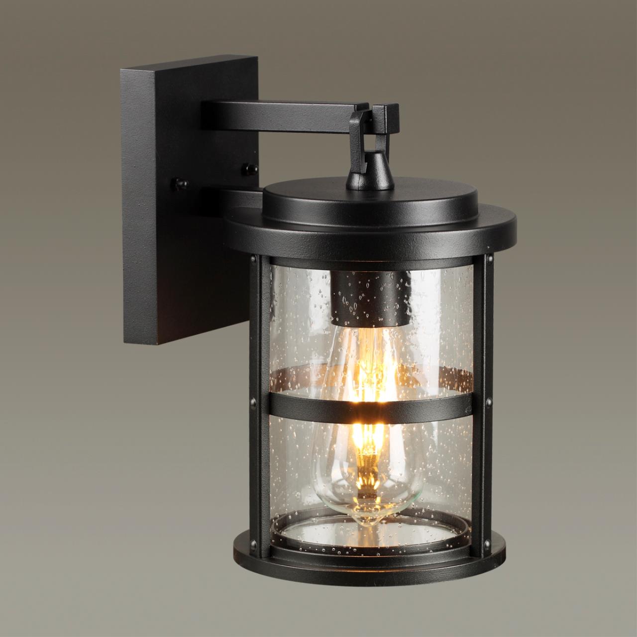 4964/1W NATURE ODL22 715 черный/стекло Ландшафтный настен.светильник E27 1*60W IP44 MAGUS — изображение 5