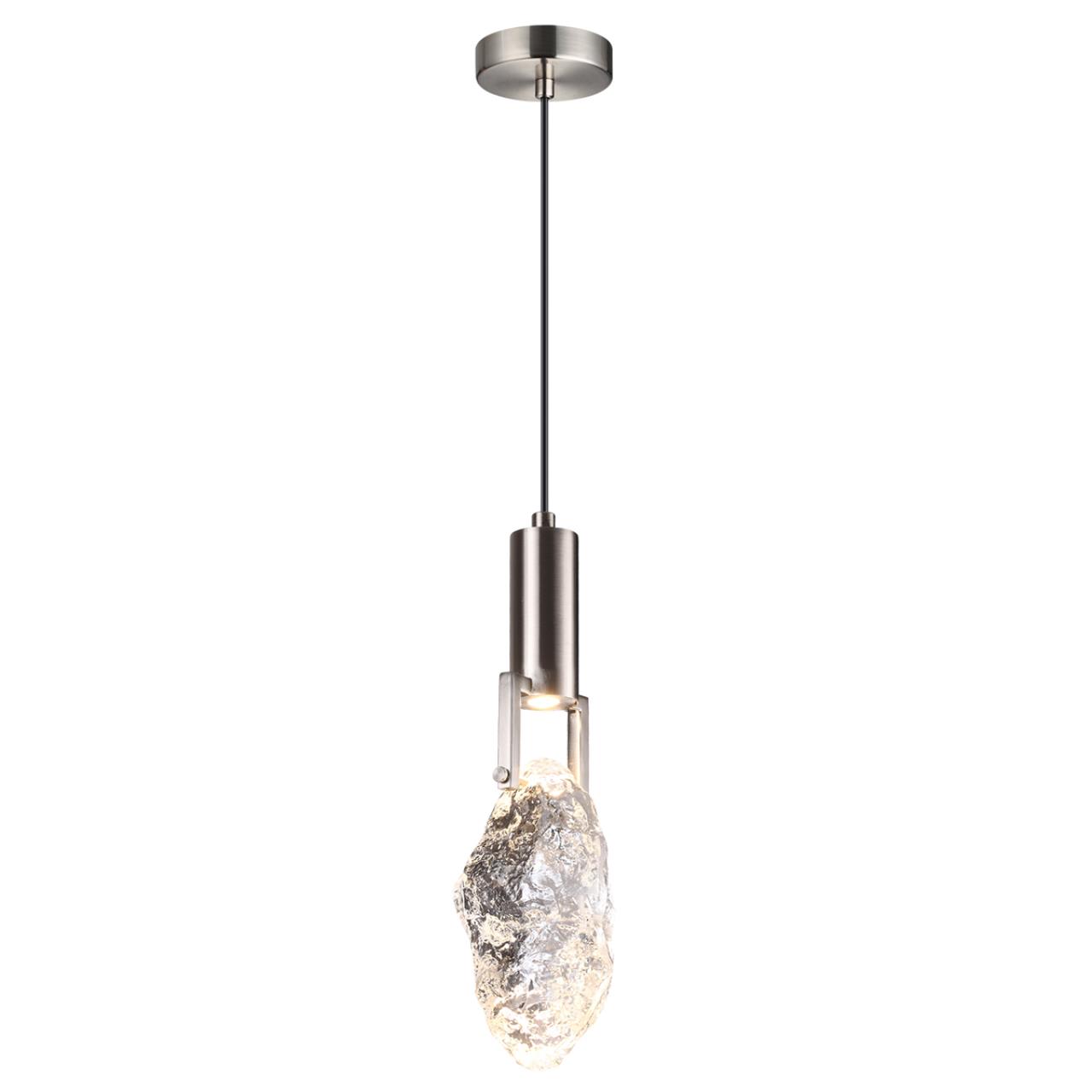 6696/5L MIDCENT ODL24 239 Подвесной светильник матовый никель/металл/стекло IP20 LED 5W 200Лм 3000K LIA — изображение 3