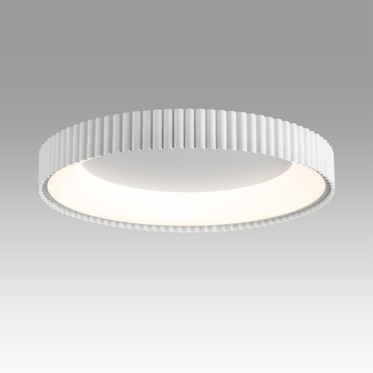 7763/56L AVRA LED SN 576 Светильник металл/белый LED 56Вт 3000/4000/6000K D500 IP43 ССТ SHARMEL — изображение 3