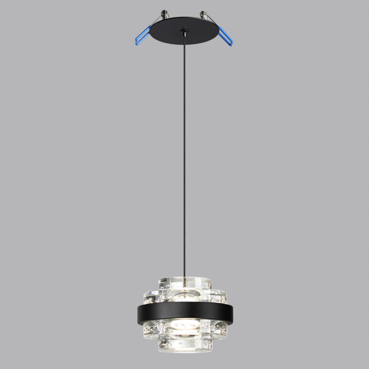 5031/6L L-VISION ODL24 000 чёрный/металл/акрил Подвес LED 6W 4000K 432лм KLOT — изображение 4