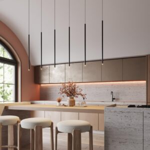 7103/4L HIGHTECH ODL26 269 Подвесной светильник черный/металл IP20 LED 4W 250Лм 3000K 30° 220V MILLY