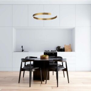 6535/43L LEDIO LN26 266 латунь Светильник подвесной LED 43W  3000/4000/6000К 220V INDIE