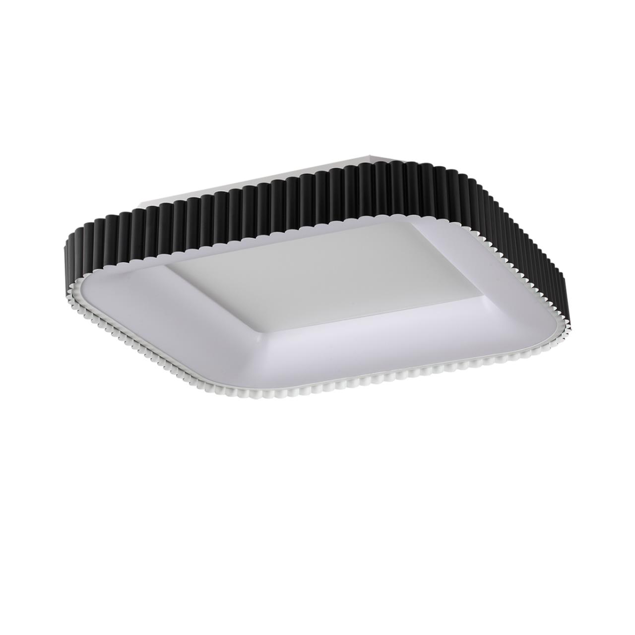 7768/56L AVRA LED SN 578 Светильник металл/белый/черный LED (56Вт+14Вт) 3000-6000K 500х500 IP43 пульт ДУ+подсветка SHARMEL — изображение 6