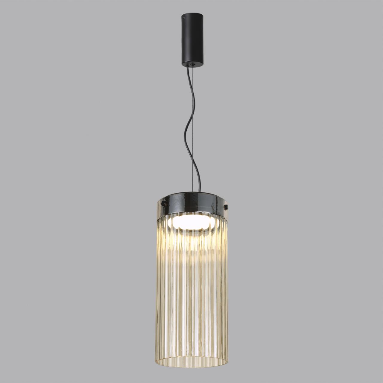 5047/10L L-VISION ODL24 000 черный/светл.янтарный/металл/стекло Подвес LED 10W 4000К 1237Лм PILLARI — изображение 4