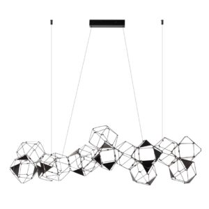 5087/64L L-VISION ODL25 293 черный хром/металл Люстра LED 64W 4000K 3800Лм TRELLIS