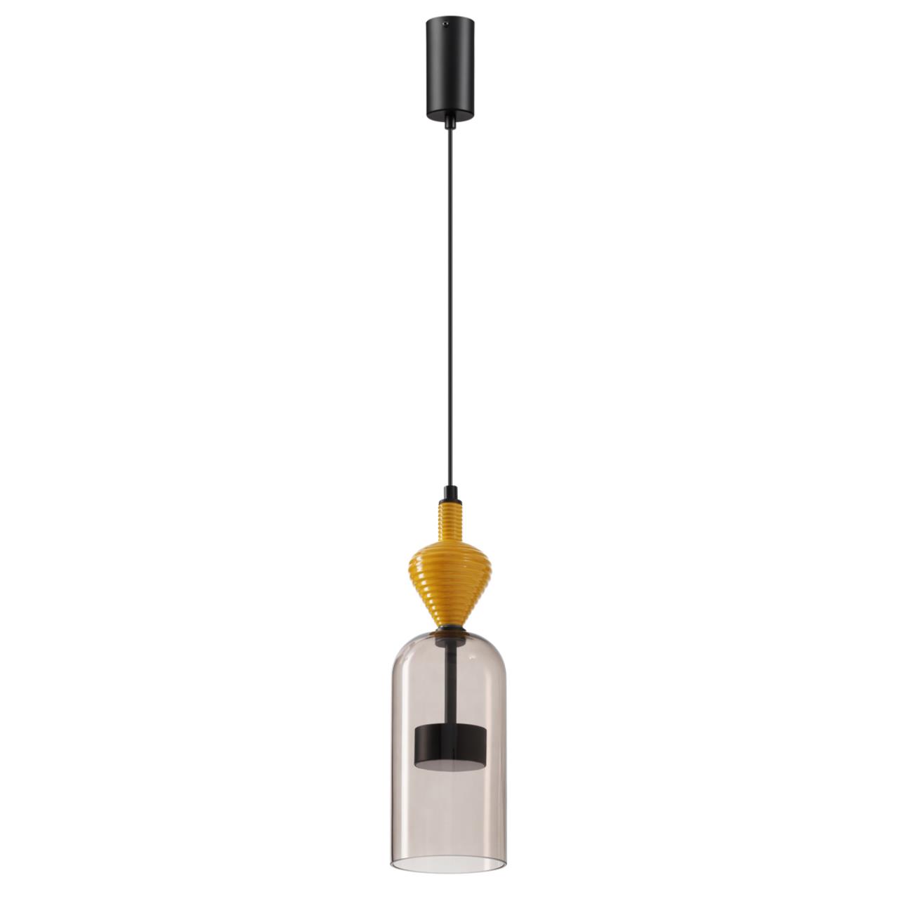 5046/12LB L-VISION ODL24 369 черный/светл.коричневый/металл/стекло/керамика Подвес LED 12W 4000К 1400Лм PALLETA