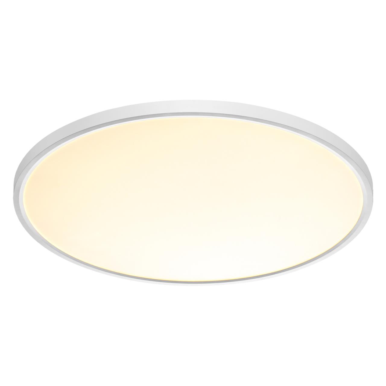 7659/48L MITRA LED SN 551 Светильник пластик/белый LED 48Вт 3000/4000K D600 IP40 ALFA WHITE — изображение 3