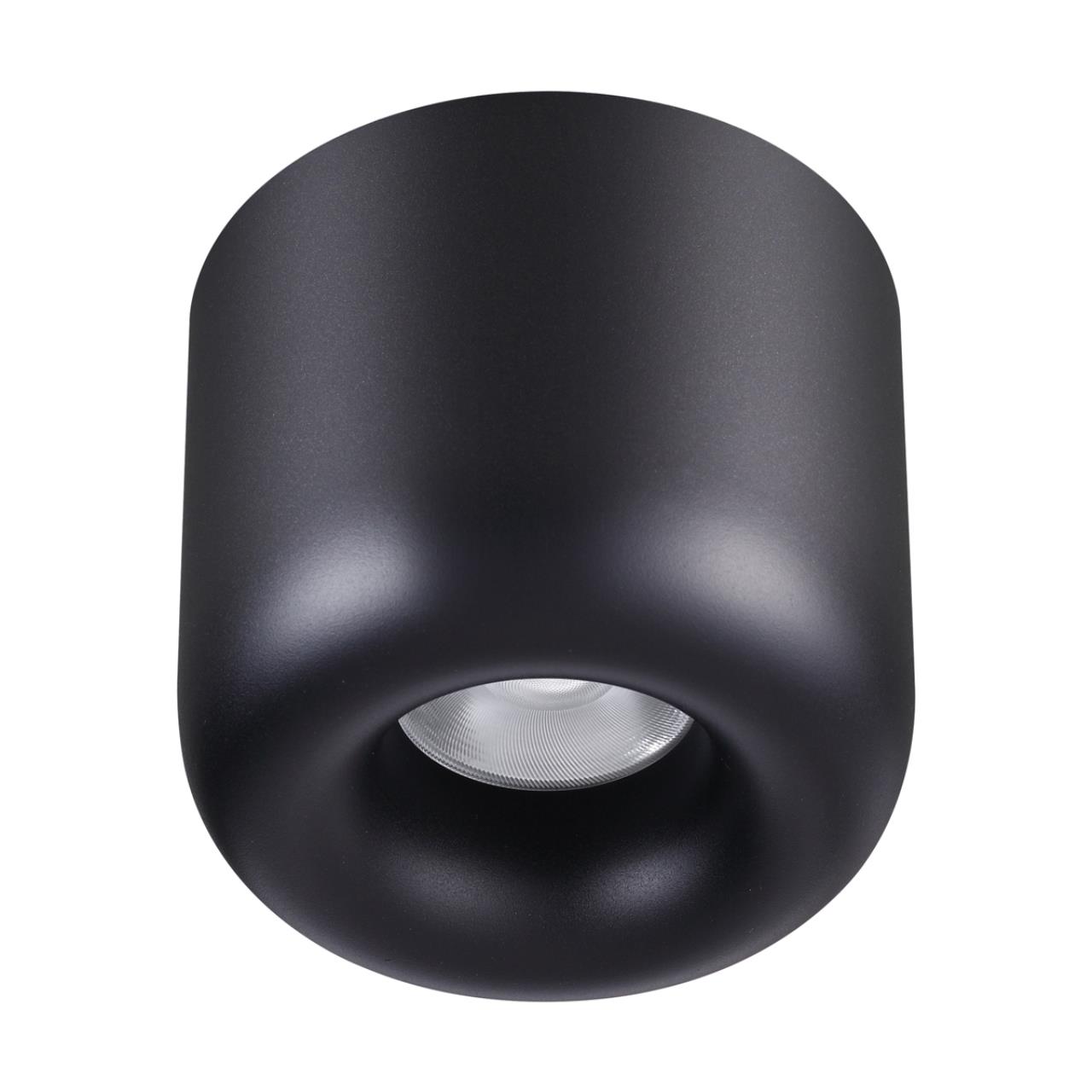 359440 OVER NT24 372 черный Светильник накладной влагозащищённый IP44 LED 10W 220-240V 3000K 650Лм LISSE — изображение 5