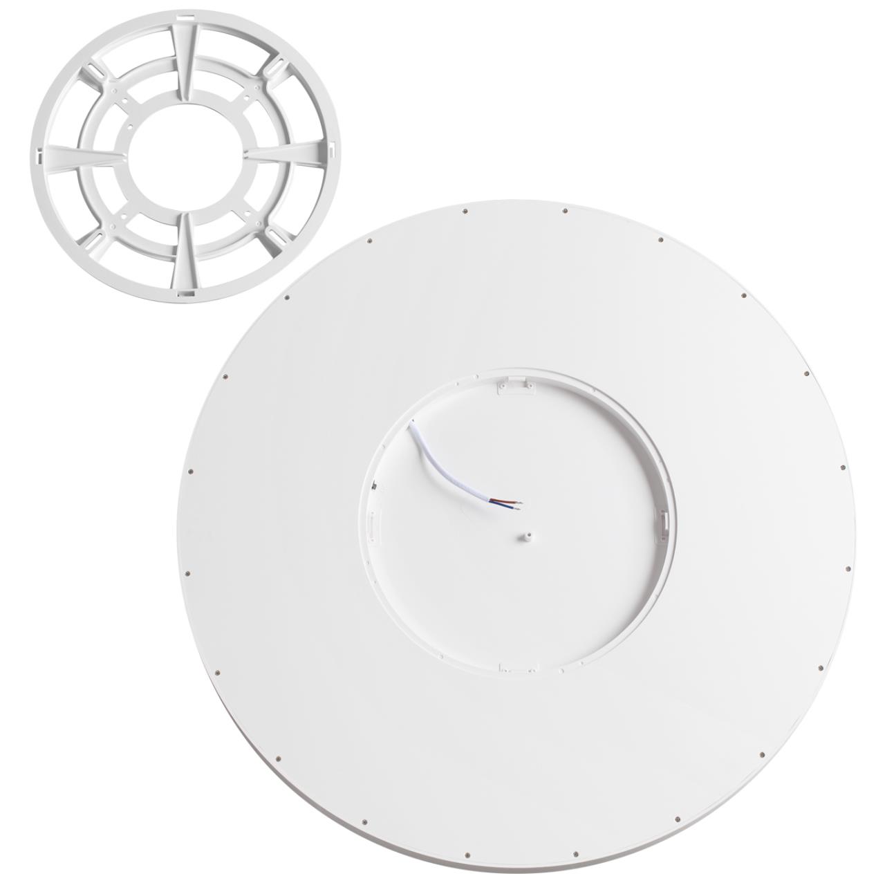 7659/40L MITRA LED SN 551 Светильник пластик/белый LED 40Вт 3000/4000K D495 IP40 ALFA WHITE — изображение 7