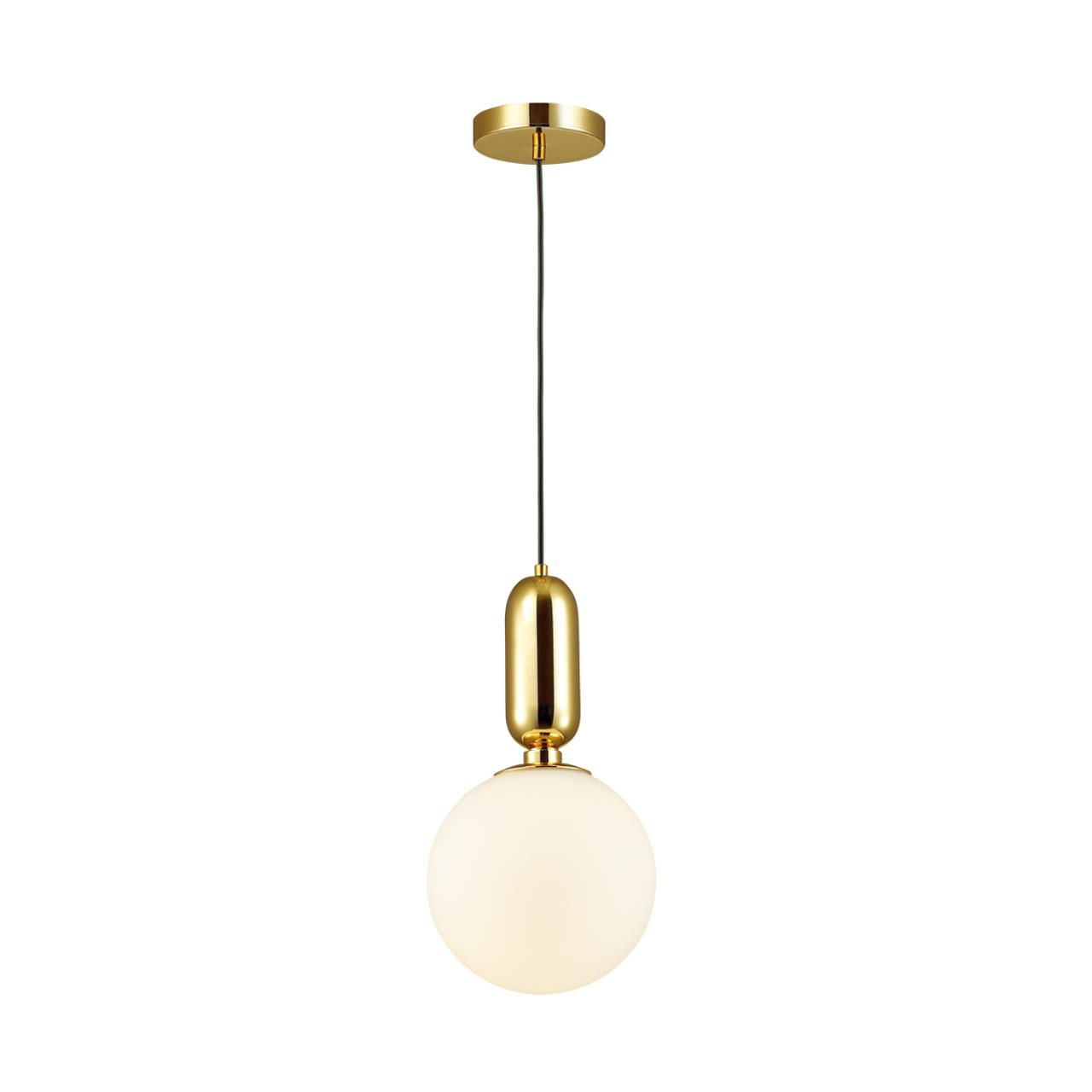4669/1 PENDANT ODL20 393 золотой/белый Подвес E27 1*40W (тип лампы СВЕЧА ) 220V OKIA — изображение 4