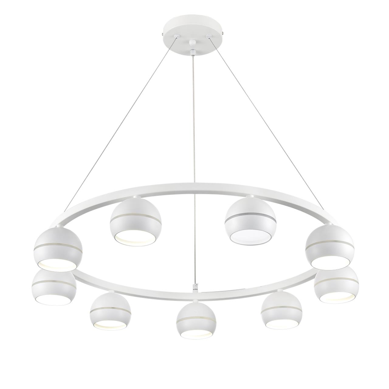 8254/9 COMFI LN26 246 белый металл Светильник подвесной LED GX53 8*7W 220V LUAZANA — изображение 5