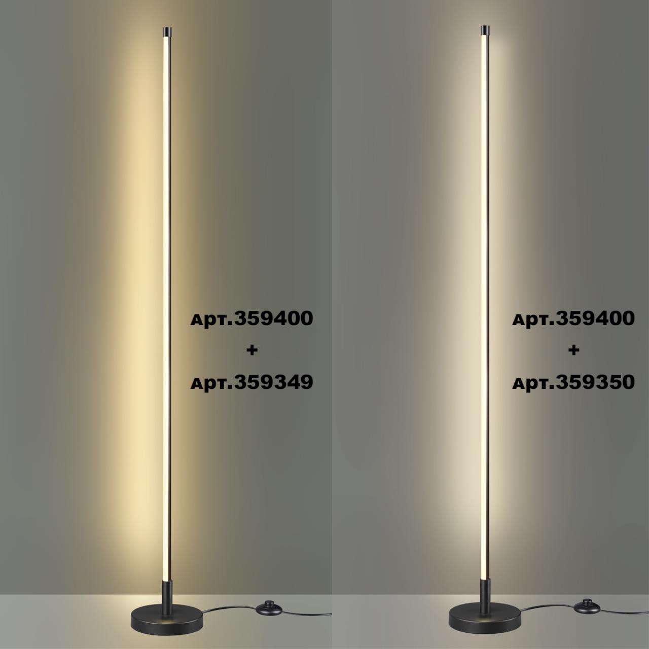 359349 KONST NT24 056 черный Светильник линейный светодиодный IP20 LED 20W 170-265V 3000K 1540Лм VITZ — изображение 4