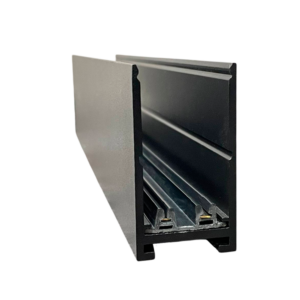 КОЛИБРИ трековый шинопровод 220V чёрный, 2000*31*57 мм, 5 шт/кор