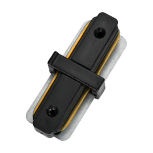 Однофазный коннектор 220V прямой, чёрный, 75*35 мм, 100 шт/кор