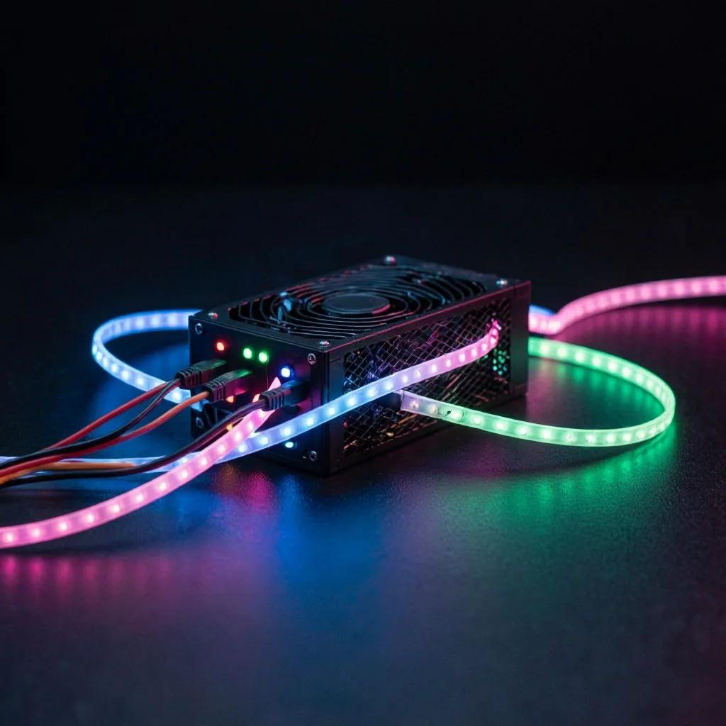 Блок питания для RGB-лент: нюансы расчёта при смешанном цвете post thumbnail image